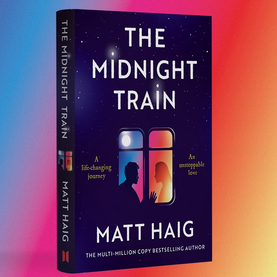 Here it is!!!

The cover for my new novel The Midnight Train.

I put two very different covers on Instagram, both by the fantastic @nathalielees and the designer @rafiromaya at @canongatebooks 

Then via stories and posts we had 49,700 VOTES!!! And this won. Except it wasn’t exactly this one. Because many of you had comments. There were in fact 22,100 comments. Some of you thought the hand should be more clearly touching the glass, some thought the windows didn’t look like windows so even those people who voted for the steam train cover were listened to. And the back cover is going to have some more classic Venetian touches.

Because this is a time-travelling love story and some of it is set in Venice. This also has a visual echo of The Midnight Library too. 

I have never been more excited about anything I have written.

And even though I told you this was for the UK cover it is also going to be used as the art for the Canadian, Australasian, Dutch, German and Italian editions.

So your choice was endorsed by @harpercollinsca, @allenandunwin, @lebowskipublishers and @edizioni_eo too.

There is also going to be a deluxe exclusive signed @waterstones edition which looks great.

It will be out on 21 May in UK and Netherlands and 26 May in the US, Canada, and Down Under. Other places a bit later.

Link in bio for pre-orders.

I love it. What do you think?