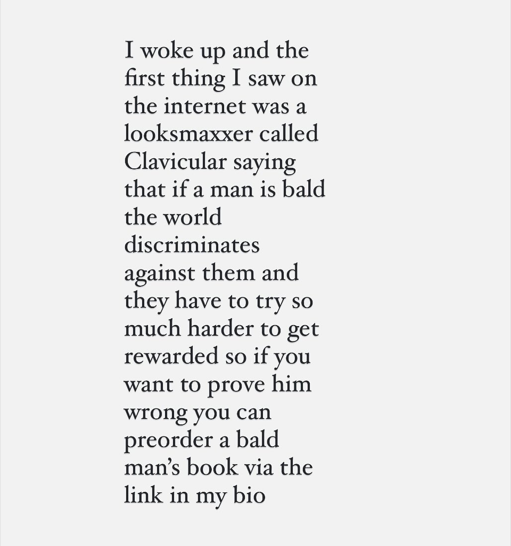 Bald awareness charity single forthcoming