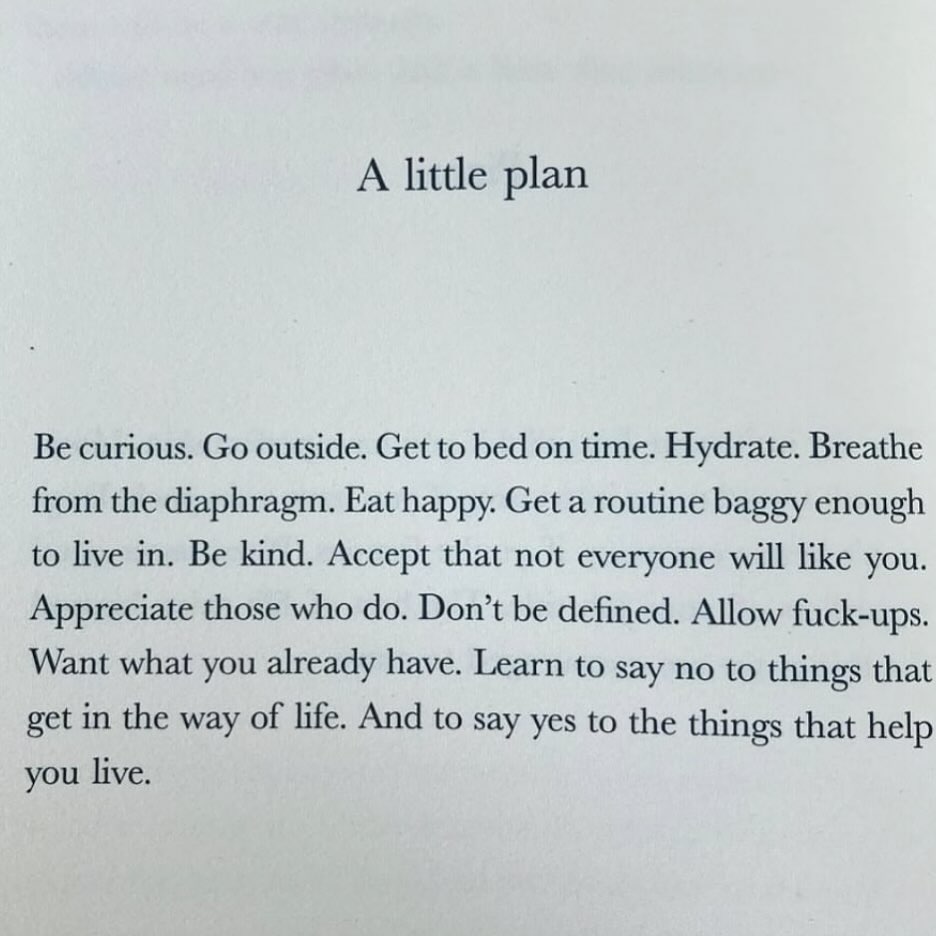 Get a routine baggy enough to live in.