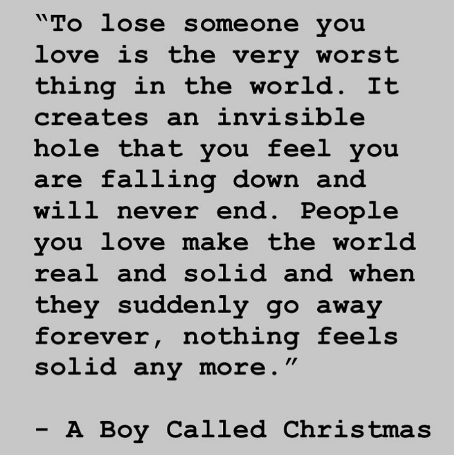 Ten years ago I wrote a children’s Christmas book about lots of things but mainly grief