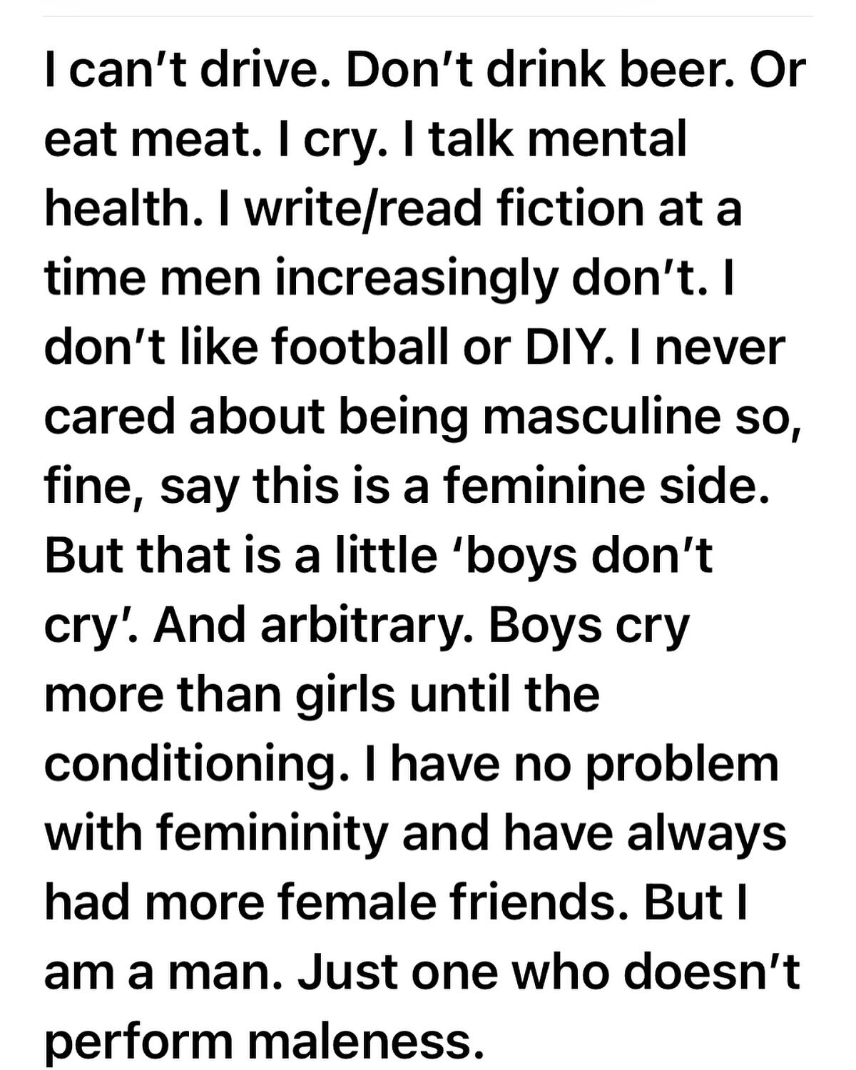 But I am good at arm wrestling so there