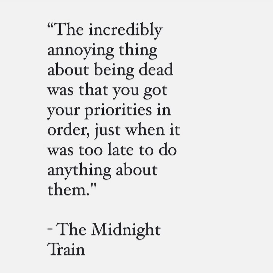 The Midnight Train is out in just over one week.