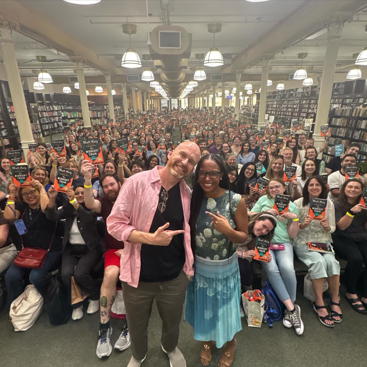 Absolute EPIC event tonight at Barnes and Noble Union Square, hosted by the truly wonderful @cleyvisnatera . Followed by three hours of signing. Thanks to all who came, including those who had come from Turkey and Brazil especially. I will honestly remember it for ever.