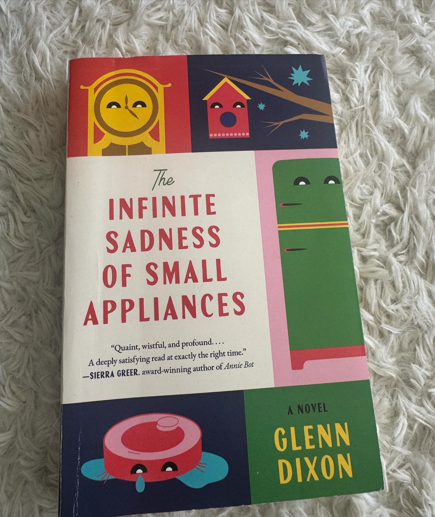 Great book.

Weird, wonderful. 

A vacuum cleaner becomes sentient after hearing To Kill A Mockingbird and decides to save the human household from sinister, rising technological forces.

I loved this. And also fits neatly with my belief we are - in the face of bland pattern-following AI - going to be entering a new era of eccentricity in the arts. Think about it. The mainstream is taking acid. Weird indie horrors outperforming Hollywood franchises. Rosalia’s techno opera. Olivia Rodrigo and Robert Smith collaborating. Even Yesteryear is pretty bonkers for a blockbuster. I think this trend will grow as AI pushes creatives to head where AI can’t quite reach - to unpredictably, to ideas beyond clear patterns save for their own oddness. 

Anyway. It’s a good book.