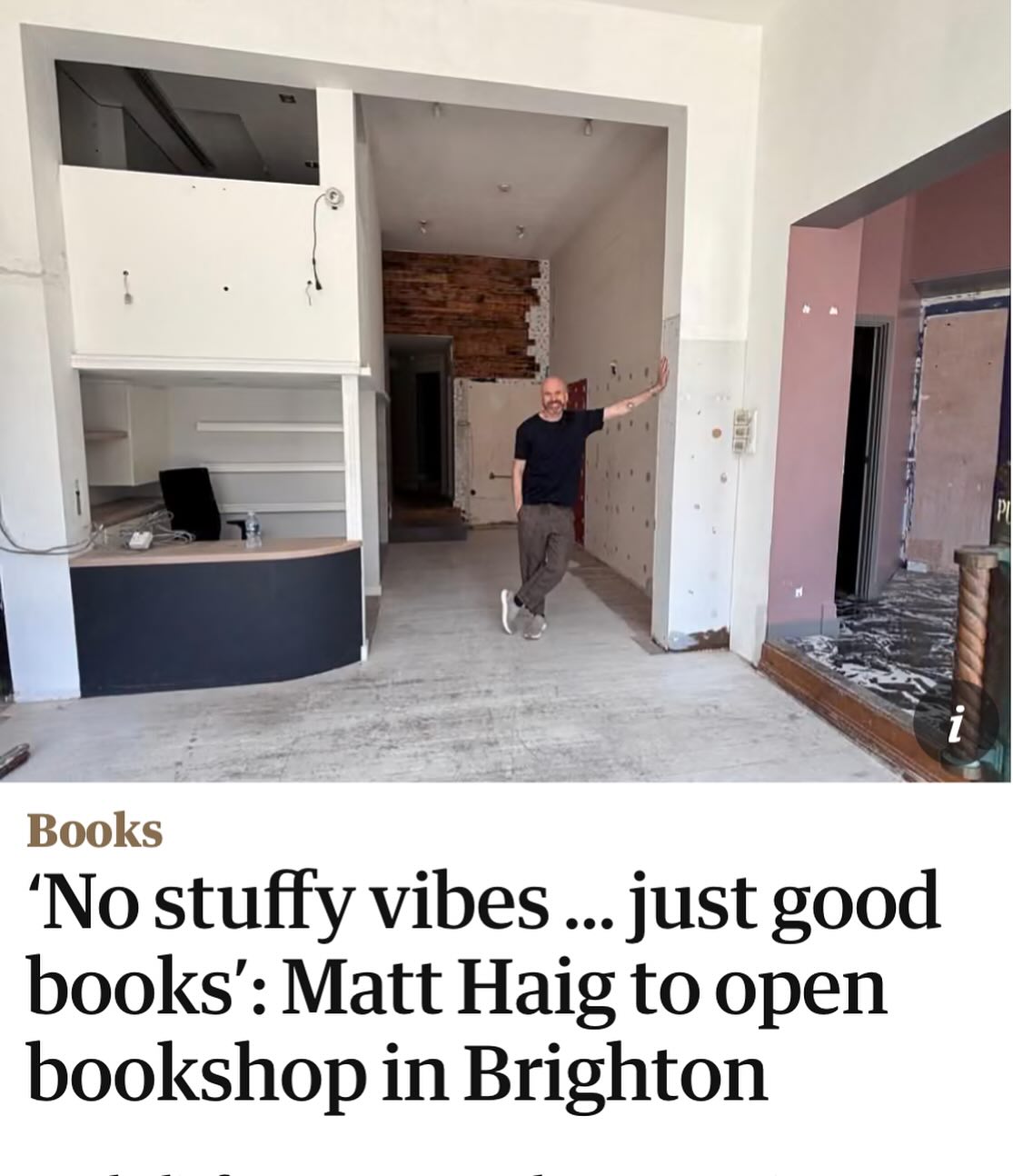 The Guardian covering our plans for @thegoldenbookshop