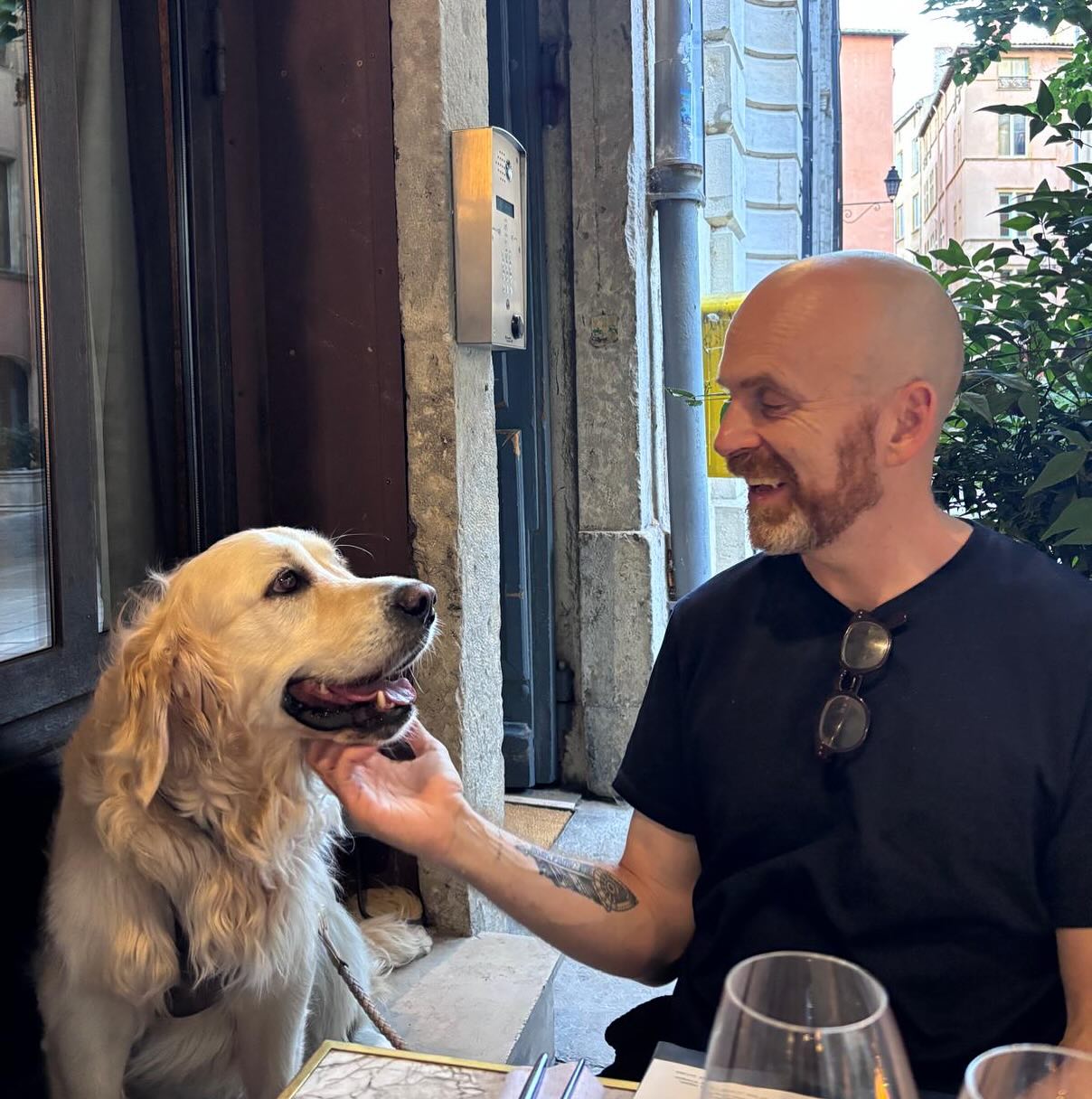 À Lyon avec le Bruce.